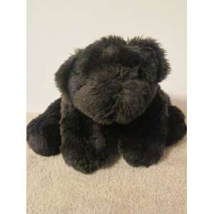  Pottery Barn Plush Black Teddy Bear with Soft Fur 
