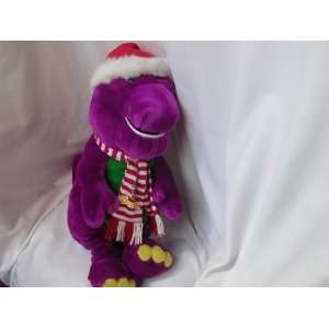  Barney Christmas Plush JUMBO 22 Toy Collectible 