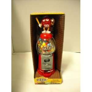  M&Ms Red Baseball Player Candy Dispenser New Everything 