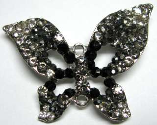 Sparkling Crystal Rhinestone Butterfly Brooch Pin #C390  
