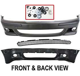 Bumper Cover New Primered Front 5 Series BMW M5 2003 2002 2001 Car 
