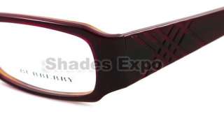 NEW BURBERRY EYEGLASSES BE 2043 RED OPTICAL RX 3075  