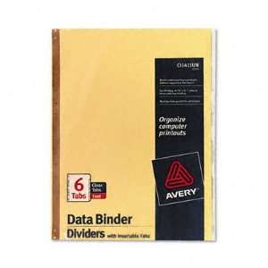    Gold Line Data Binder Insert Tab Indexes 6 Tab 498024 Electronics