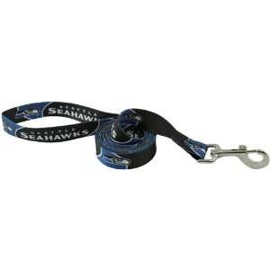  Seattle Seahawks 6 Black Royal Blue Pet Leash Sports 