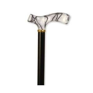  Fritz Handle Cane   Black Pearl Swirl. This acrylic handle cane 