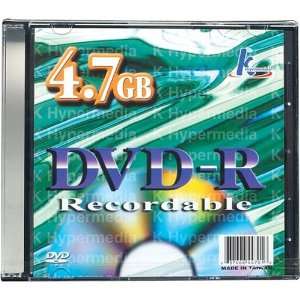  KHYPERMEDIA Single Blank 4.7GB DVD R Disc Electronics