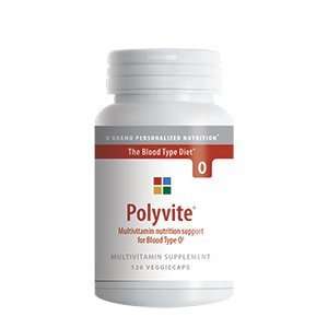  Polyvite (Blood Type O) 120 Veggie Capsules Health 