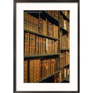 Bookshelves in Codrington Library, All Souls College, Oxford, England 