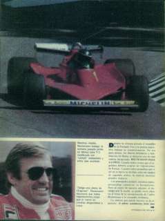 TENNIS GUILLERMO VILAS & CARLOS REUTEMANN Mag Arg 1978  