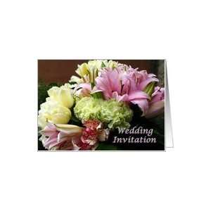  Wedding Invitation   Flower Bouquet Card Card Health 