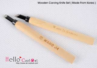   Cat╭☆ Custom Tool Wooden Carving Knife Set / Korea ( 2pcs )  