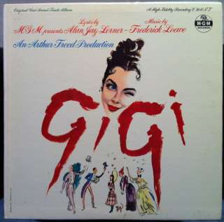 original cast soundtrack gigi label mgm records format 33 rpm 12 lp 