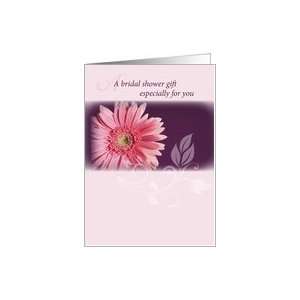 Bridal Shower Congratulations, Pink Daisy Card