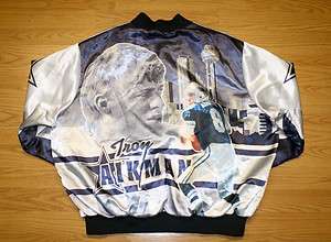   Troy Aikman Dallas Cowboys Chalk Line Jacket NFL XL X Large Superbowl