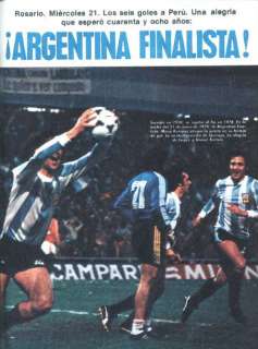 SOCCER WORLD CUP 1978 ARGENTINA CHAMPION Rare Magazine  