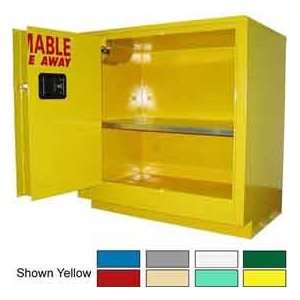   ® 24 Gallon Sliding Door Laboratory Cabinet Md Green