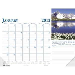  House of Doolittle Earthscapes Desk Pad Calendar 12 Months 