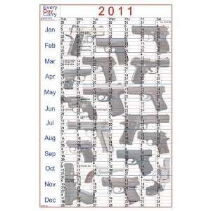  Every Day Carry 2011 Wall Planner