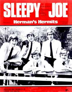   Hermits.Sleepy Joe.Sheet MusicPiano/Vocal/Guitar  