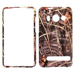 HTC EVO 4G DRY LEAVES CAMO CAMOUFLAGE HUNTER HARD PROTECTOR COVER CASE 