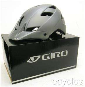 Giro FEATURE Mountain Bike Helmet Matte Titanium Icon LARGE MSRP $75 