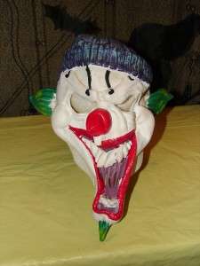 EVIL CLOWN Creepy Scary Halloween Costume Mask RUBIES  