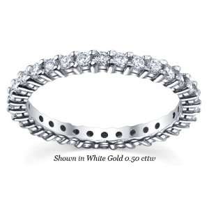 Diamond Eternity Ring Shared Prong Round Cut ( 0.50 Total Carat 