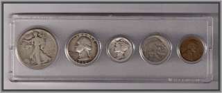 US Mint Coin Collection 5 Coins 90% Silver Bullion  