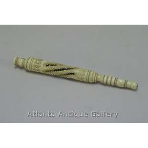  Victorian Carved Ivory Pen
