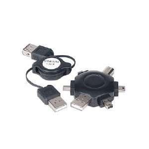   Connection USB Digital Adapter Cable w/Retractable Cord Software