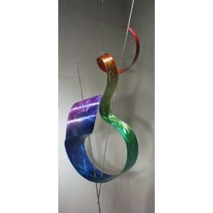  Rainbow Art Metal Wall Mobile Hanging Ceiling Sculpture 