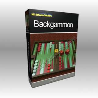 BACKGAMMON PRO PC GAME SOFTWARE   WINDOWS 7 CD ROM  