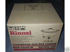 NEW Rinnai Gas Rice Cooker (55 Cups) JAPAN NSF  
