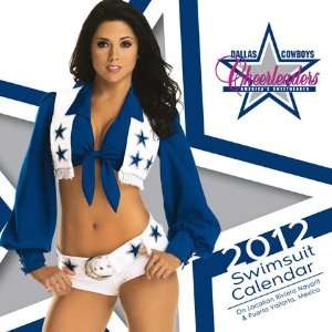 Dallas Cowboys Cheerleader 2012 Team Wall Calendar  Sports 
