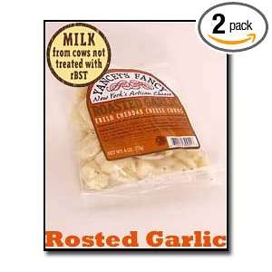 Yanceys Fancy Roasted Garlic Cheddar Cheese Curds 2 Pack