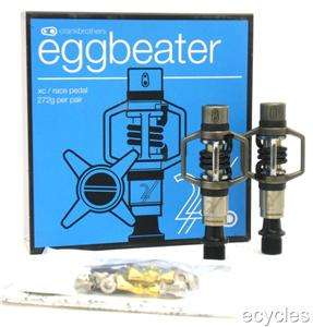 Crank Brothers EggBeater Egg Beater 2 Pedals   Stainless Black Springs 