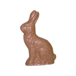 Traditional Sitting Chocolate Easter Bunny 1lb Solid Chocolate