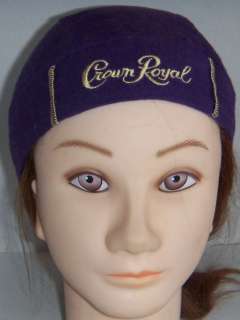 Crown Royal Dew Doo Rag made from Crown Royal Bags. One size fits 