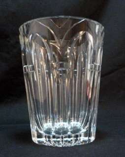Sparkling Cut Lead Crystal Vase Signed Mehr Germany  