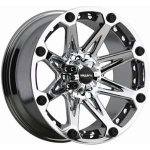 Ballistic Jester 17x9 Chrome Wheel / Rim 6x5.5 with a 0mm Offset and a 