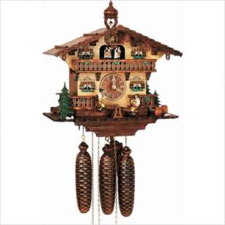 Schneider 13 Musical Chalet Cuckoo Clock with Beer Drinkers 8TMT 267 