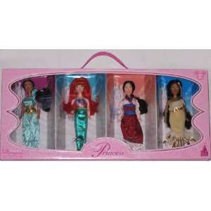  Disney Princess Four Princesses Collection Doll Set 2 