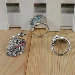   vintage Look antique design silver plated costume Cocktail rings