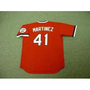   Cleveland Indians Majestic Cooperstown Throwback Baseball Jersey