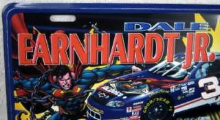 NASCAR Dale Earnhardt Jr. SUPERMAN CAR License Plate  