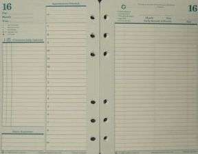   franklin covey monthly undated refill 4 1 4 x 6 3 4 two pages per day