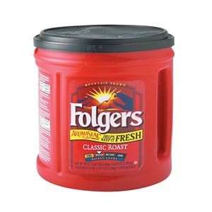 Folgers® Ground Coffee, Regular, 33.9 oz. Can, Ground Coffee, Regular 