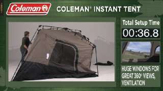 Coleman Instant 14  by 10  Foot 8  Person Two Room Tent  