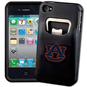  NCAA Auburn Tigers Black Bottle Opener iPhone 4 Cover 