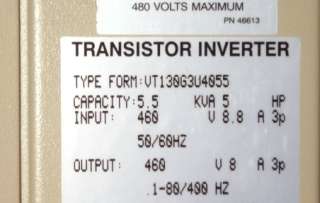 Toshiba VT130G3U4055 G3 Tosvert 130 Inverter 5HP (UGC)  